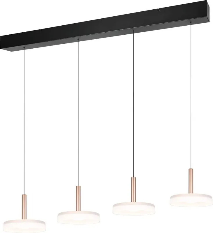 Super-Preis Trio CELESTE 354910465 Pendelleuchte 4x7w/led 3000k 750lm ip20