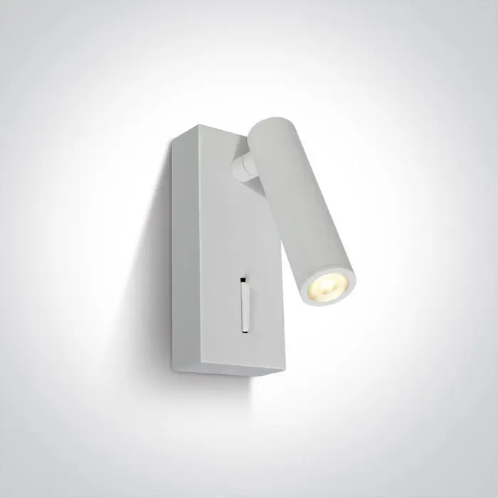 One Light Reading Spots 65746/W/W Wandleuchte 1x3W/LED 3000K 150lm IP20 Super-Preis