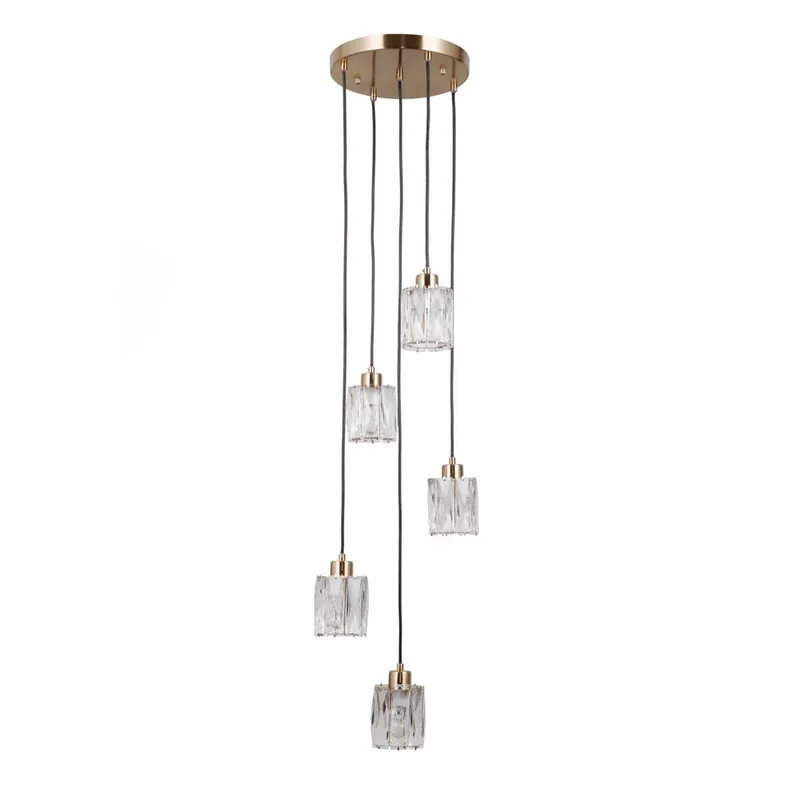 Italux Torno PND-40813-5R-HBR Pendelleuchte 5x40W/E14 IP20 Direkt Vom Hersteller