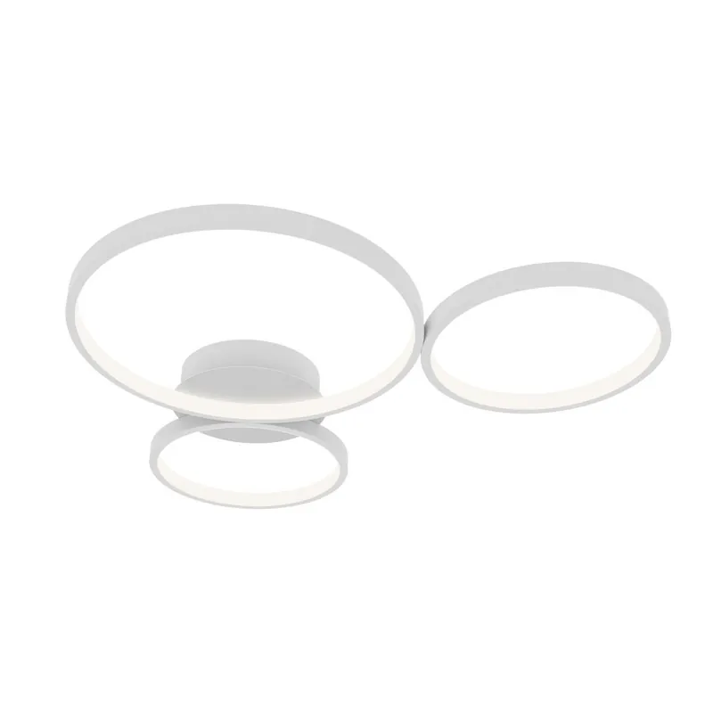 Versand Am Gleichen Tag Italux Maver SPL-20452-3-WH Deckenleuchte 3x40W/LED 3000K|4000K|6000K 2100lm IP20