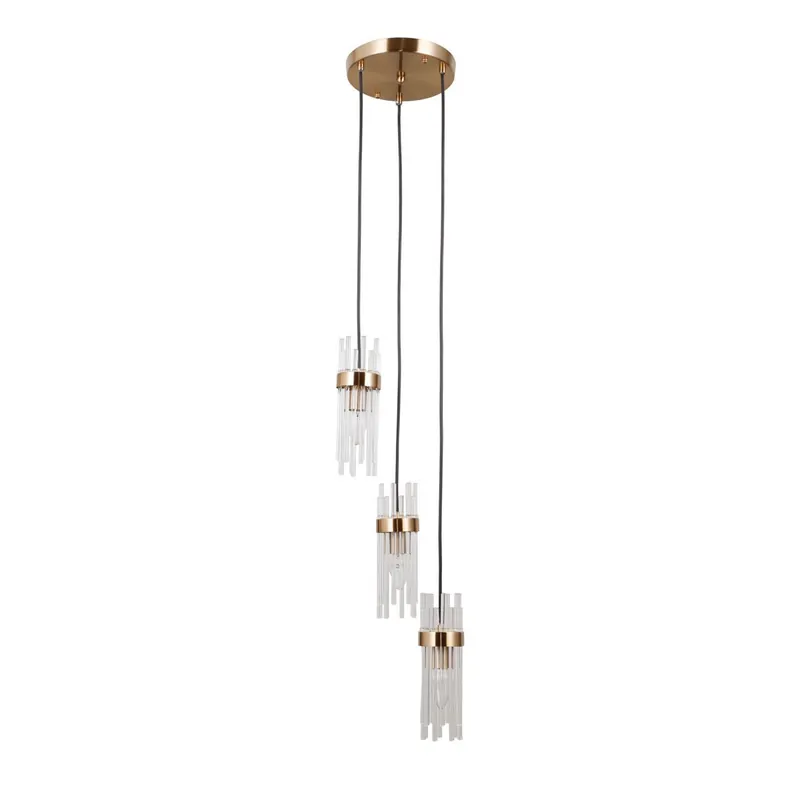 Italux Taraso PND-40760-3-HBR Pendelleuchte 3x40W/E14 IP20 Online Kaufen