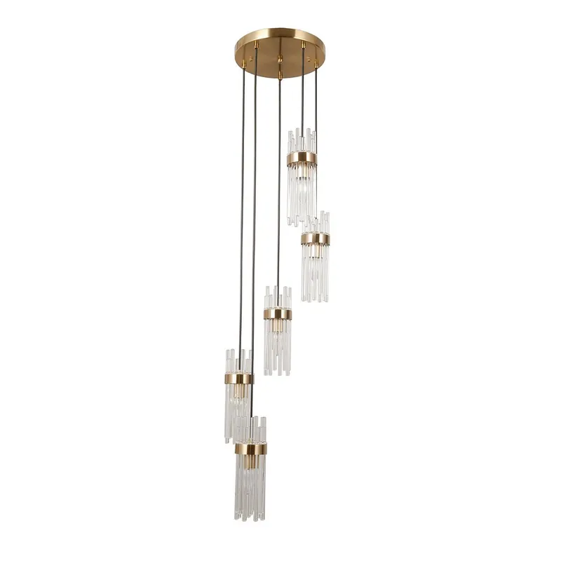 Begrenztes Angebot Italux Taraso PND-40760-5-HBR Pendelleuchte 3x40W/E14 IP20