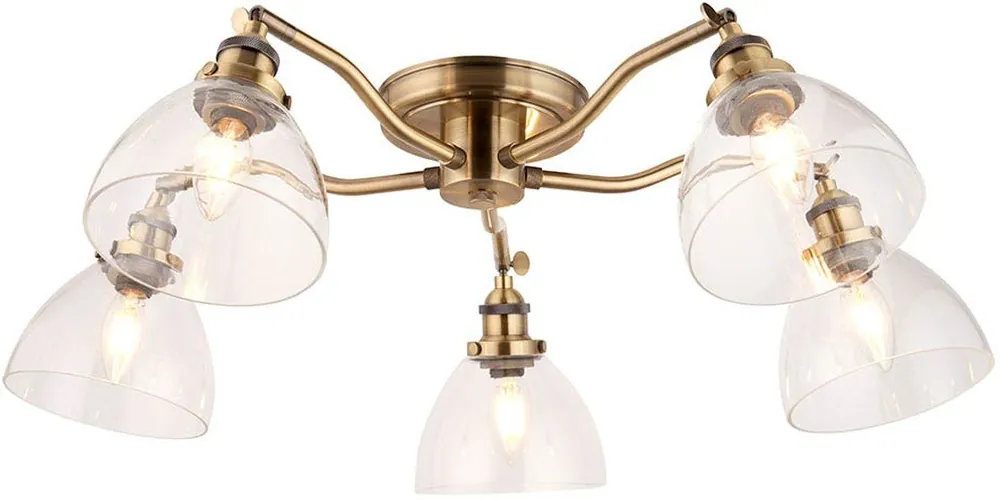 Endon Hansen 97248 Deckenlampe 5x7w/e14 ip20 Neue Ware