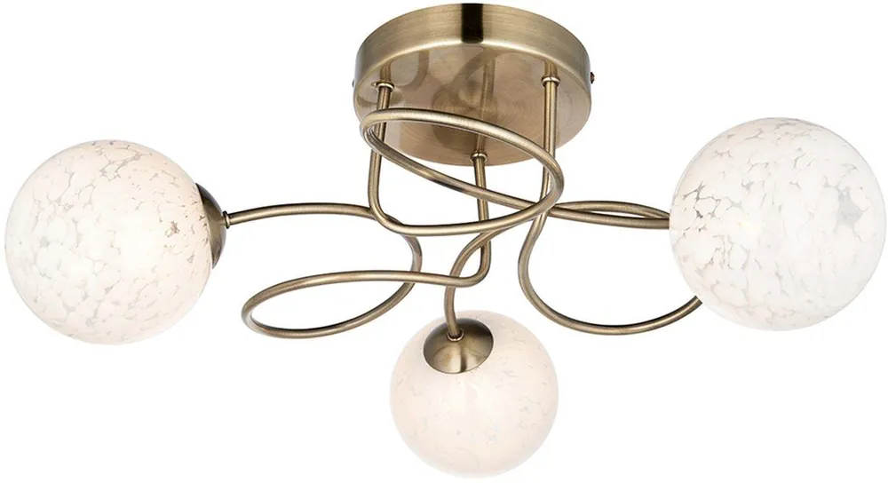 Endon Delos 97647 Deckenlampe 3x3w/g9 ip20 Zertifiziert