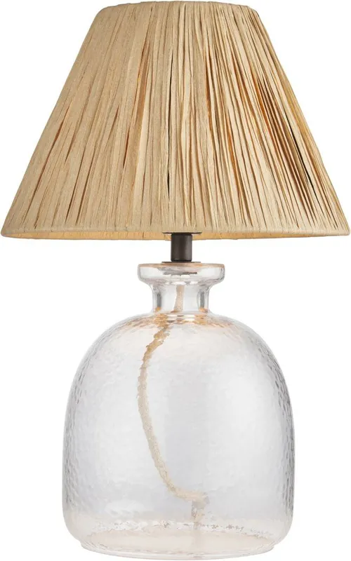 Endon Lyra Raffia 106277 Tischleuchte 1x7w/e14 ip20 Expressversand