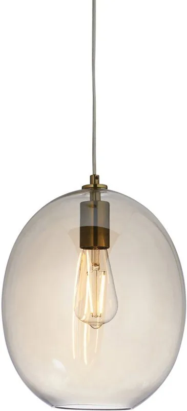Endon Kelda Oval 106678 Pendelleuchte 1x10w/e27 ip20 Versand Am Gleichen Tag
