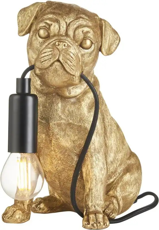 Endon Pug puppy 107324 Tischleuchte 1x7w/e14 ip20 Günstig
