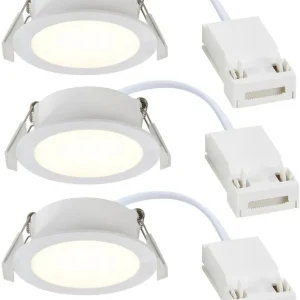 Neue Ware Nordlux Olea 2510400101 Einbau-Downlight 3x4.4w/led 2700k 345lm ip65