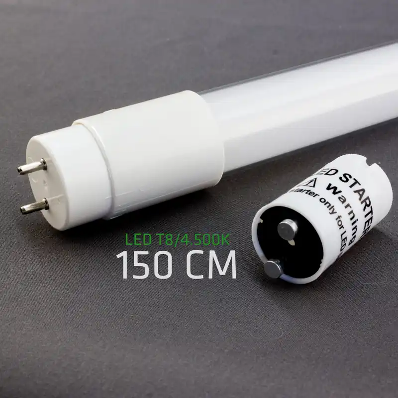 LED T8 Röhre 150cm, 22W, 4500K, SMD, Glas, ersetzt T8/58W 840 Leuchtstofflampe, neutralweiß Sofort Bestellen