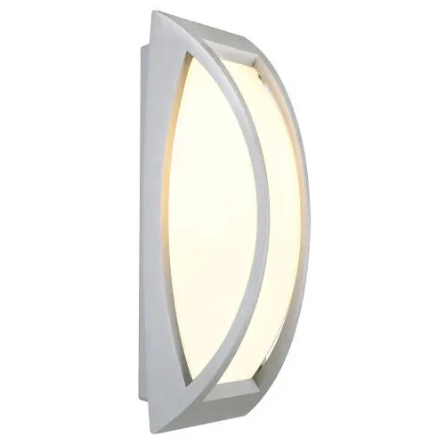 Aktuell SLV MERIDIAN II Außenwandleuchte IP54 silbergrau E27 max. 25W
