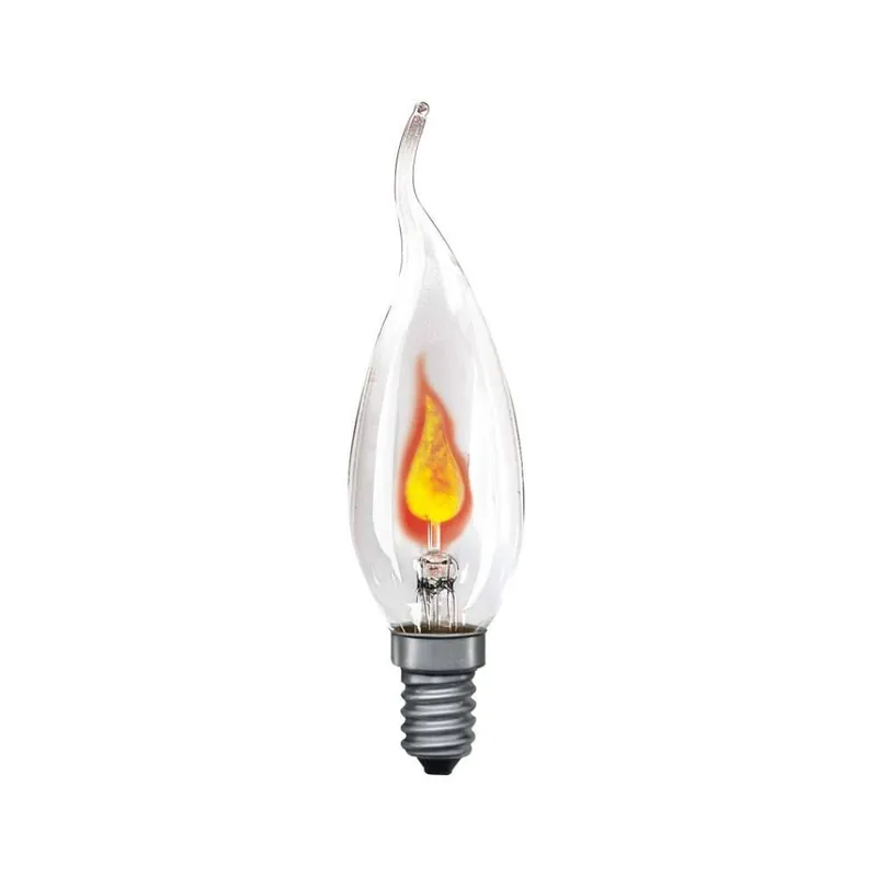 Ausverkauf Paulmann Glühlampe Glühbirne Flackerkerze E14 3W 1500K Klar
