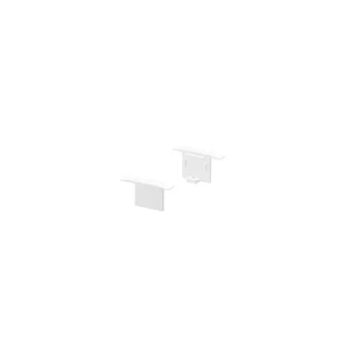 Begrenztes Angebot SLV GRAZIA 10 Einbauprofil Endkappen, 2 Stk., weiss