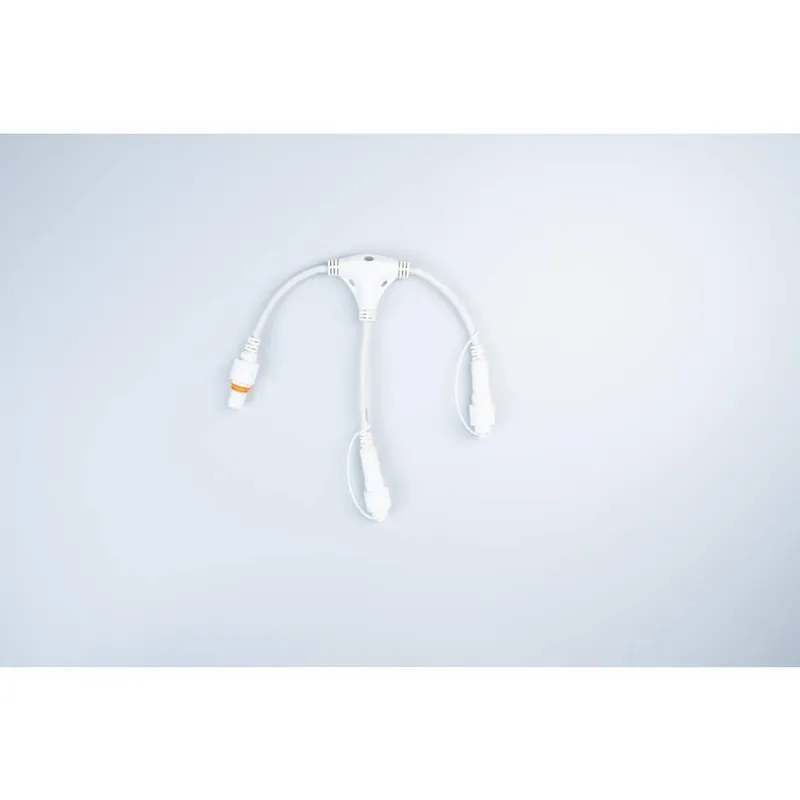 Versand Am Gleichen Tag MK-Illumination QUICK FIX® 3+ T-divider mit 2 Ausgängen weißes Kabel, 220 - 240V, max.Belastbarkeit 1800W