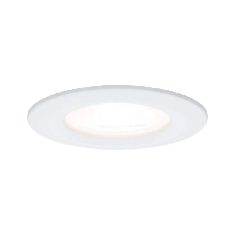 Paulmann LED Bad-Einbauleuchte Nova Einzelspot rund 1x6.5W IP44 GU10 Weiß (matt) dimmbar 3-step-dim 2700K 230V Super-Preis