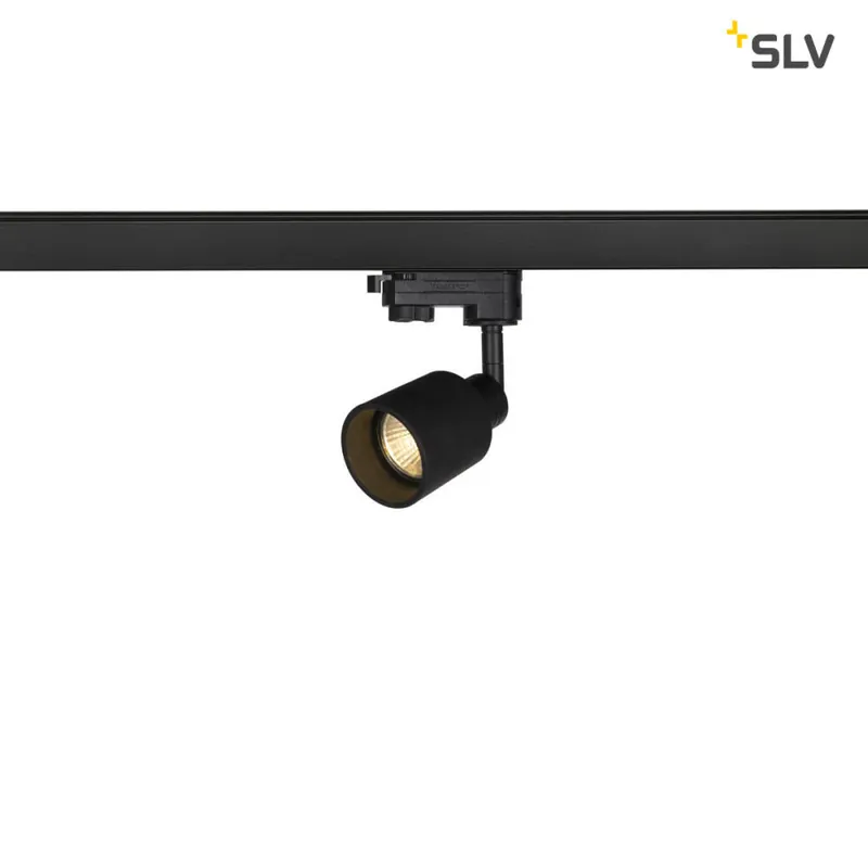 SLV PURI TRACK QPAR51 Glas, schwarz 50W, inkl. 3P.-Adapter Neu