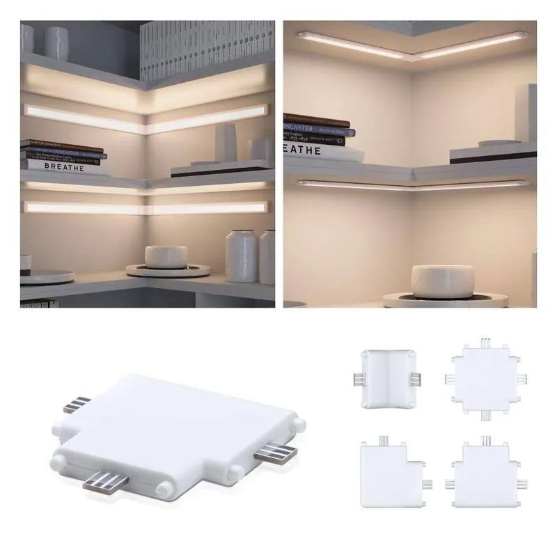 Garantierte Lieferung Paulmann Möbelleuchten Clever Connect T-Verbinder Border Weiß matt 12V