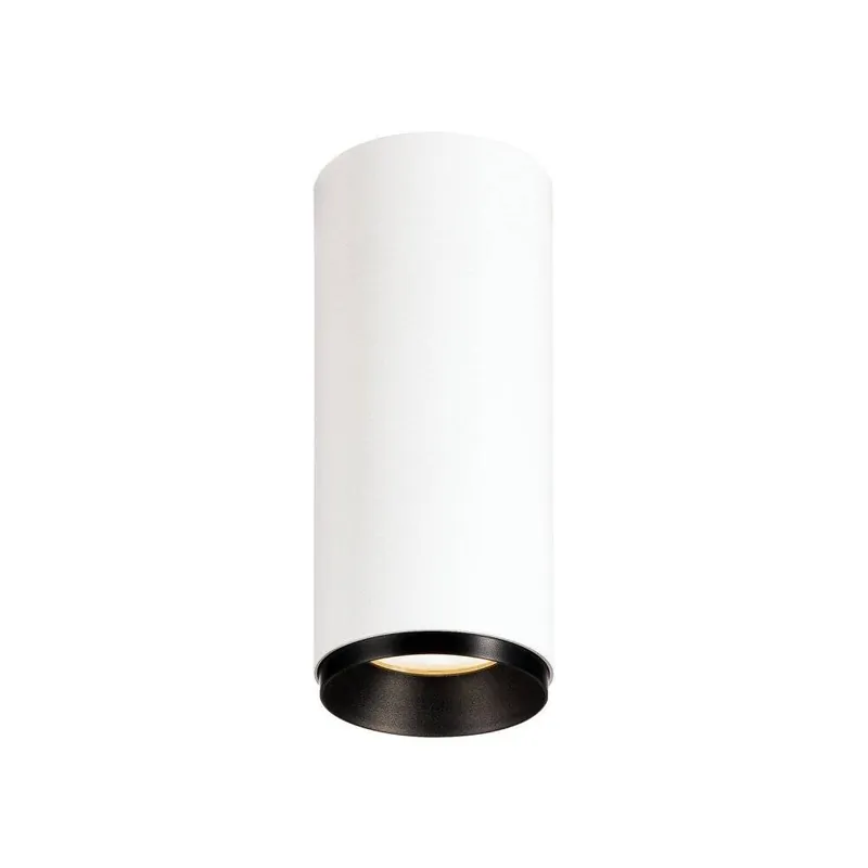 SLV NUMINOS CL DALI S, Indoor LED Deckenaufbauleuchte weiß/schwarz 3000K 60° Preiswert