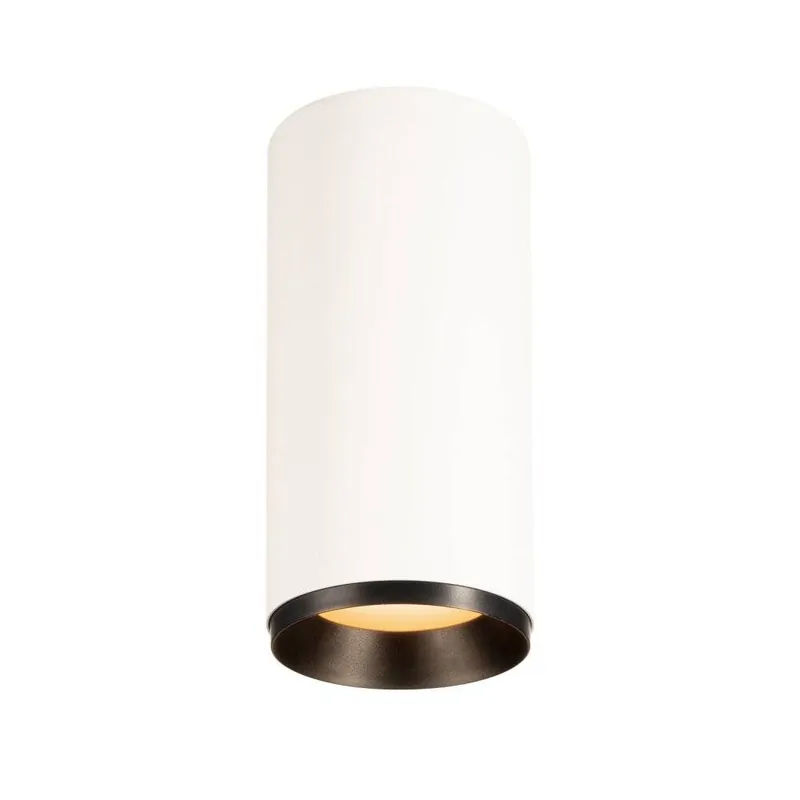 SLV NUMINOS CL DALI L, Indoor LED Deckenaufbauleuchte weiß/schwarz 2700K 24° Nur Heute