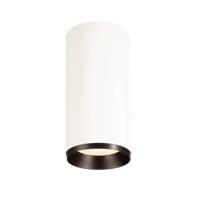 Nur Heute SLV NUMINOS CL DALI L, Indoor LED Deckenaufbauleuchte weiß/schwarz 4000K 36°