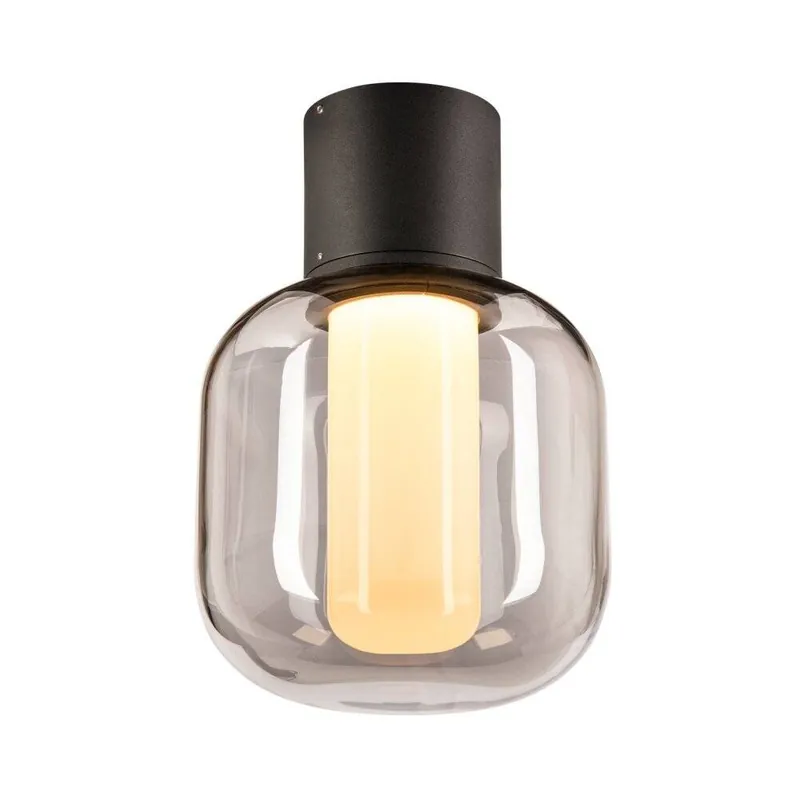 Nur Heute SLV OVALISK CL, Outdoor LED Deckenaufbauleuchte anthrazit CCT switch 3000/4000K