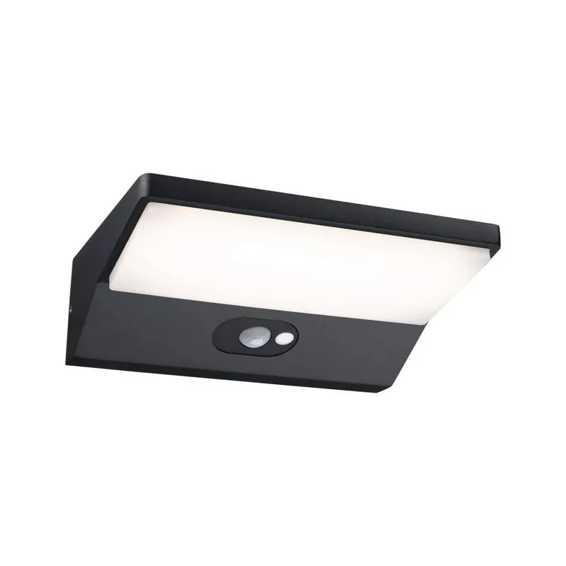 Paulmann Solar LED Außenwandleuchte Ronas Bewegungsmelder IP44 3000K 180lm Dunkelgrau Online Kaufen