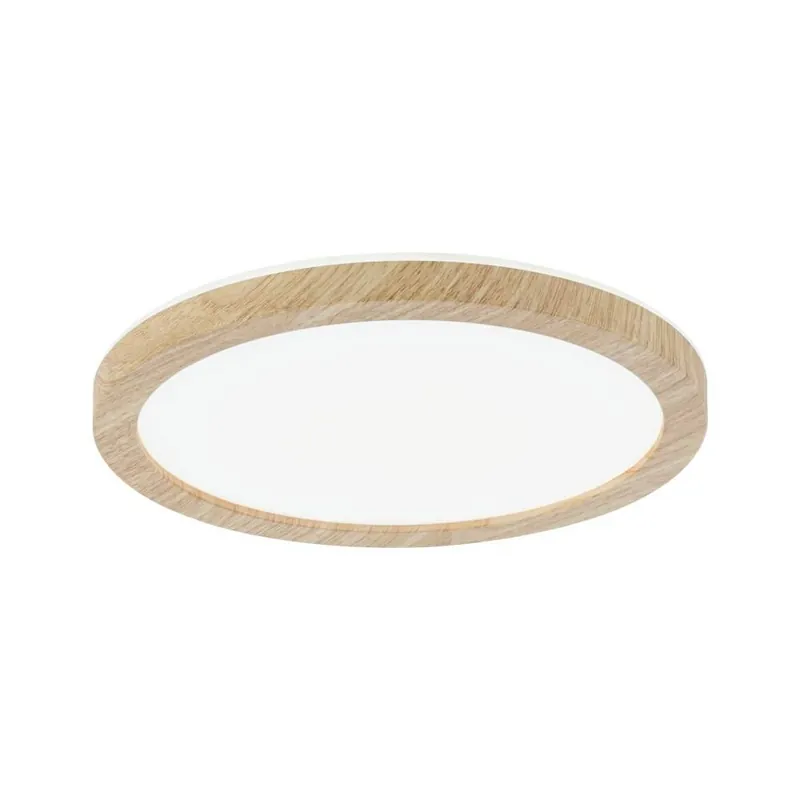 Garantierte Lieferung Paulmann LED Panel Atria Shine Backlight IP44 rund 190mm 11,2W 850lm 4000K Holzoptik