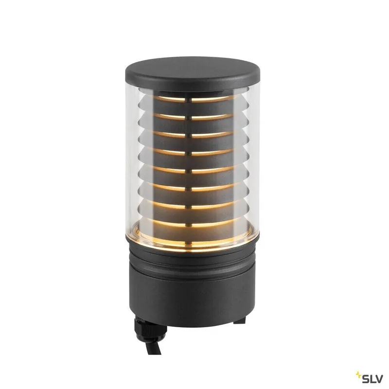 Zertifiziert SLV M-POL M Polehead, Louver Leuchtenkopf, anthrazit, 11W, 190/210lm, 2700/3000K, CRI90