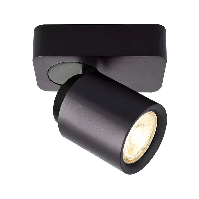 Zertifiziert Deko-Light Deckenaufbauleuchte, Librae Linear I, 1x max. 50 W GU10, Schwarz, 220-240 V/AC, 50 / 60 Hz
