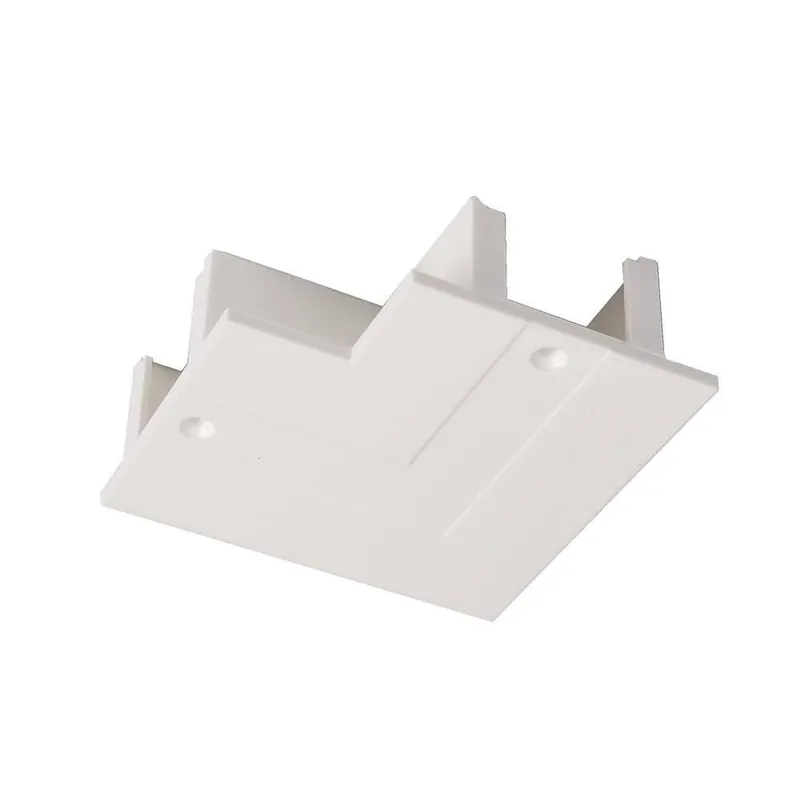 Kracherpreis Deko-Light 3-Phasen Schienensystem, D Line Abdeckblende 90°-Verbinder, Verkehrsweiß RAL 9016