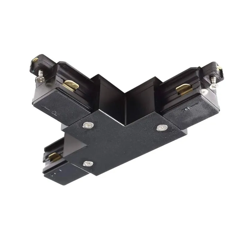 Knallerangebot Deko-Light 1-Phasen Schienensystem, D One T-Verbinder, rechts-rechts-links, schwarz, Schwarz, 220-240 V/AC