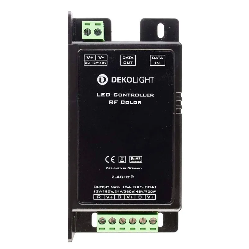 Deko-Light Deko-Light, Niedervolt RF Dimmer (CV, DC), RF Color, Spannungskonstant, RF, 720.0 W, 12 V / DC, 24 V Sofort Bestellen