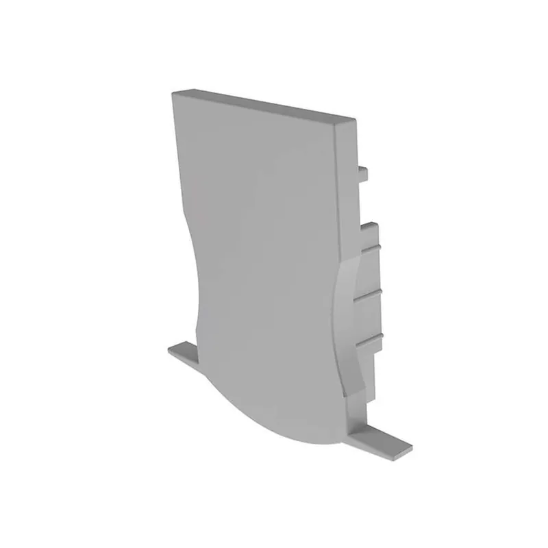 Deko-Light Profil Endkappe, Endkappe F-ET-04-12 Set 2 Stk, Kunststoff, Grau, Tiefe: 27 mm, Breite: 25.7 mm Sofort Bestellen