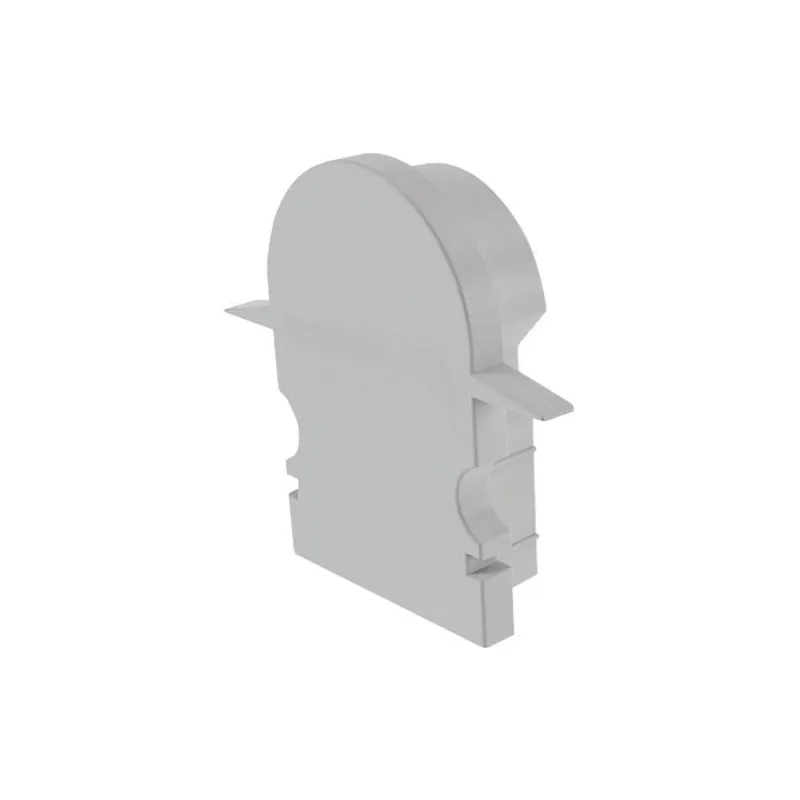 Deko-Light Profil Endkappe, Endkappe R-ET-02-10 Set 2 Stk, Kunststoff, Grau, Tiefe: 25 mm, Breite: 6 mm, Höhe: Sonderangebot