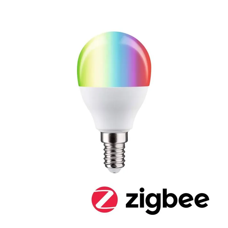 Top-Seller Paulmann Standard 230V Smart Home Zigbee 3.0 LED Tropfen E14 470lm 5W RGBW+ dimmbar Matt