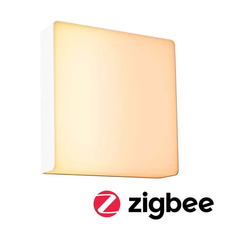 Bestpreis Paulmann LED Außenwandleuchte Smart Home Zigbee 3.0 Azalena Bewegungsmelder mit Hochfrequenz-Sensor IP44 250x97mm Tunable Warm 8,5W 700lm 230V Weiß Kunststoff#Aluminium