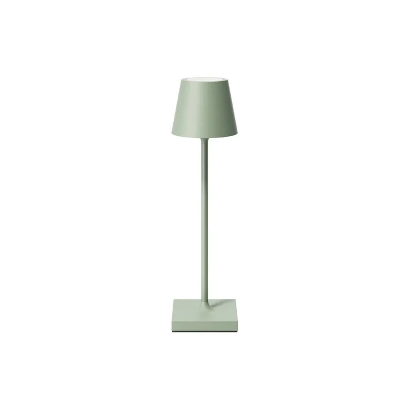 Akku-Tischleuchte Nuindie pocket 210mm salbeigrün 1,4W Flex-Mood 2200K/2700K IP54 Geprüft