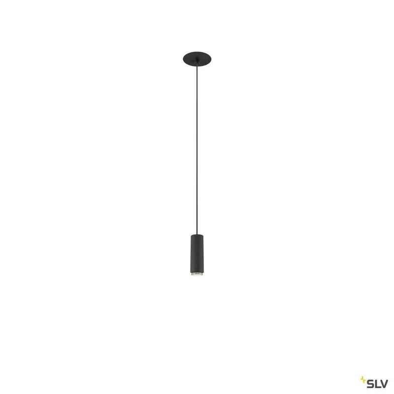Billig SLV LALU®, Pendelleuchte, Led Base, Einbau, Mix&Match, 150cm, 9.5W, 3000K, PHASE, schwarz
