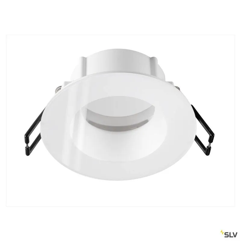 SLV NEW TRIA® 68, Deckeneinbauring, D: 8.3 H: 3.55 cm, IP 65, inkl. Glas, weiß Preiswert