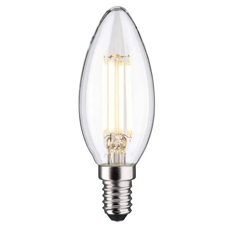 Meistverkauft Paulmann Eco-Line Filament 230V LED Kerze E14 840lm 4W 3000K Klar
