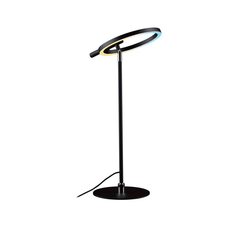 Paulmann LED Schreibtischleuchte Odila Tunable White 650lm 10,4W Schwarz matt, Chrom Solange Der Vorrat Reicht