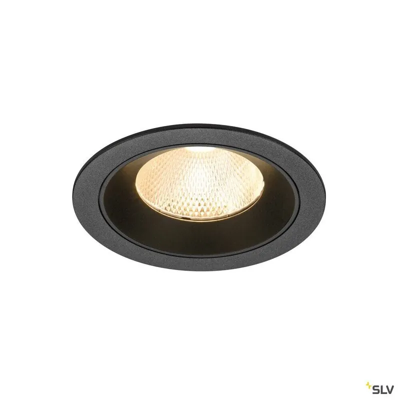 Markenprodukt SLV NUMINOS® L, Deckeneinbauleuchte, 2700 K, 20°, IP20, rund, schwarz