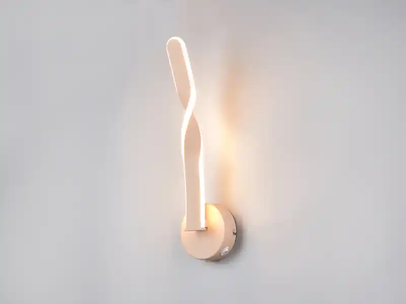 Nur Für Kurze Zeit RL LIVE YOUR LIGHT LED Wandleuchte GINKO für innen modern mit Schalter, Beige, Höhe 45cm