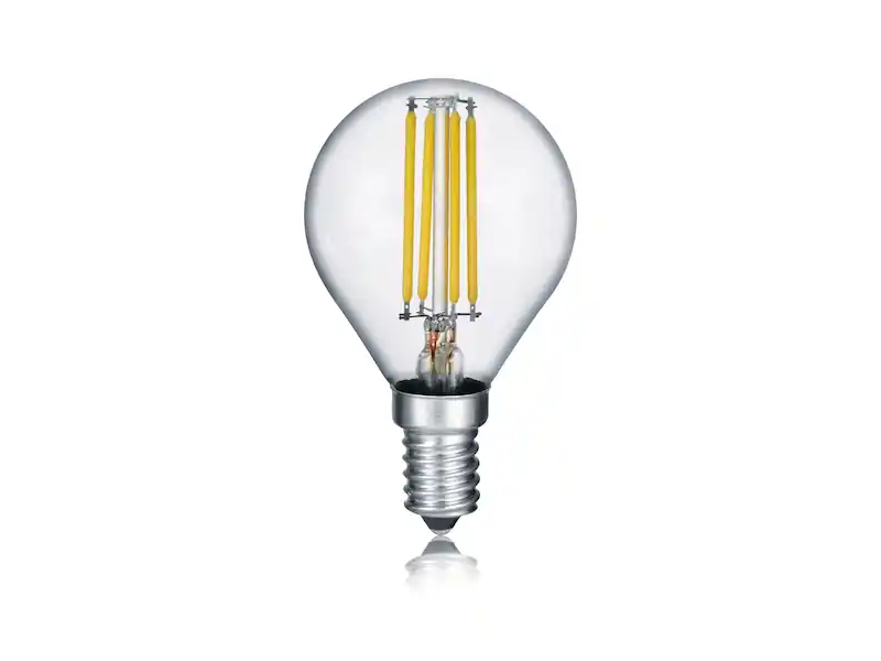 Trio Leuchten E14 Filament LED, 4,5 Watt, 470 Lumen, warmweiß, Ø4,5cm, 3 Stufen Dimmer Schneller Versand