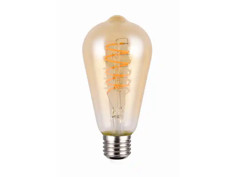 Trio Leuchten E27 Deko LED - 7 Watt, 500 Lumen, 1800 K warmweiß, Ø6,4cm - 3 Stufen Dimmer Abverkauf