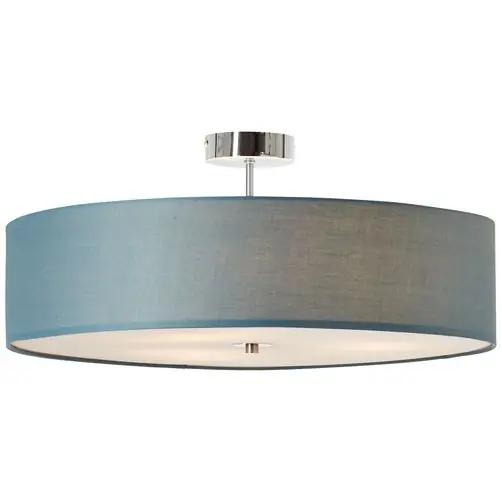 Brilliant Deckenleuchte Andria chrom blau E27 max. 60W Ø60cm Neu Im Sortiment