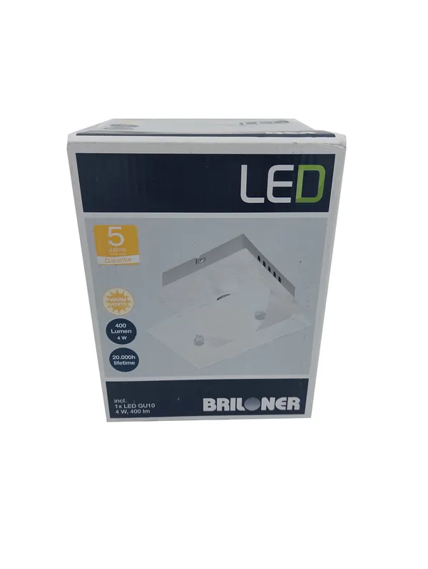 Angebot Briloner LED Deckenleuchte GU10 4W 400lm 3000K (Warmweiß)