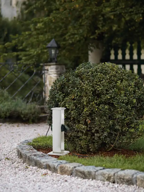 Eglo Garten Steckdosensäule PARK T Edelstahl Sale