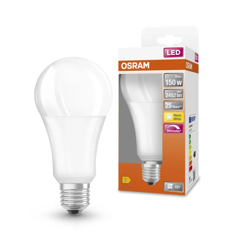Osram LED Lampe SUPERSTAR E27 20W dimmbar 2700K warmweiss 2452Lm A70 Finale Aktion