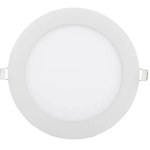 Neu Im Sortiment Weisser runder eingebauter LED Panel 175mm 12W Tageslicht IP44