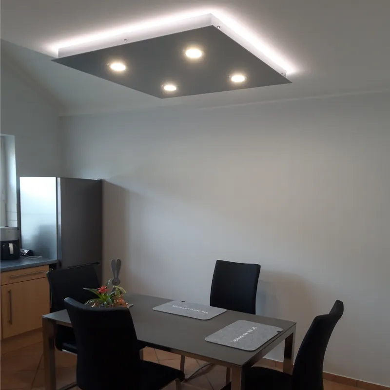 LED Deckensegel quadratisch | indirekte Beleuchtung | integrierte Spots Angebot